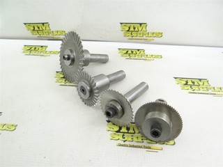 4 ASSORTED SLITTING SAW ARBORS 3/4" & 7/8" SHANKS