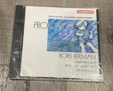 Boris Berman - Prokofiev; Complete Piano Music vol.3 CD - New Sealed