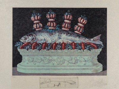 Salvador Dali (1904-1989). Les diners de Gala, 1978 Bild 1 A1-A4 Plakat Kunst P