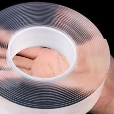 .Double Sided Tape 10ft Strong Fixing Transparent Wall Mounting Gel Tape For