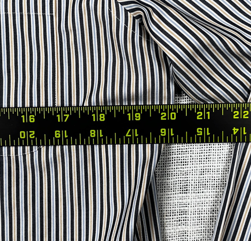 Brooks Brothers 1818 Gestreift Knopfleiste Langarm Herren M Bügelfrei Pima Baumwolle - Bild 9 von 9