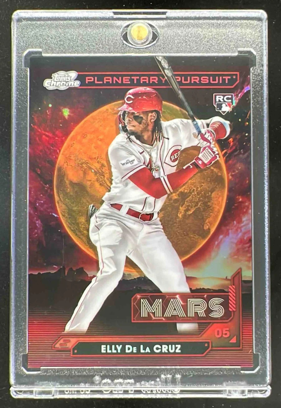 Elly De La Cruz 2024 Topps Chrome Cosmic #PPMA-4 Planetary Pursuit 