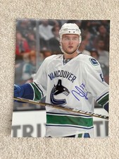 Nicklas Jensen signed photo 8x10 proof autographed Vancouver Canucks