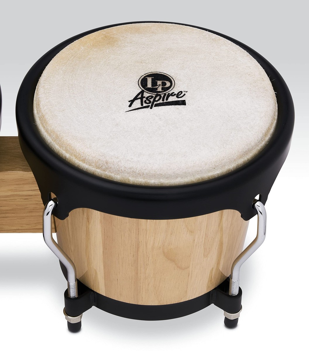 LP Lpa601 Aspire Oak Bongos With Black Hardware Natural for sale
