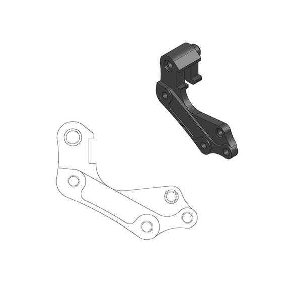 Moto-Master Bremssattel-Adapter (FüR: Husqvarna TC 570 H600AA 01-02 Vorne )-image