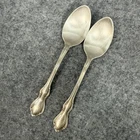 Reed & Barton Hampton Court Sterling Oval Soup/Dessert Spoons Set Of 2