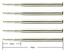 Set of 15 Montblanc Refills for Ballpoint Pens, Black, Medium, High Quality 9a5