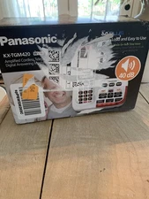 Panasonic KX-TGM420 Amplified Cordless Telephone & Answering Machine - Phone