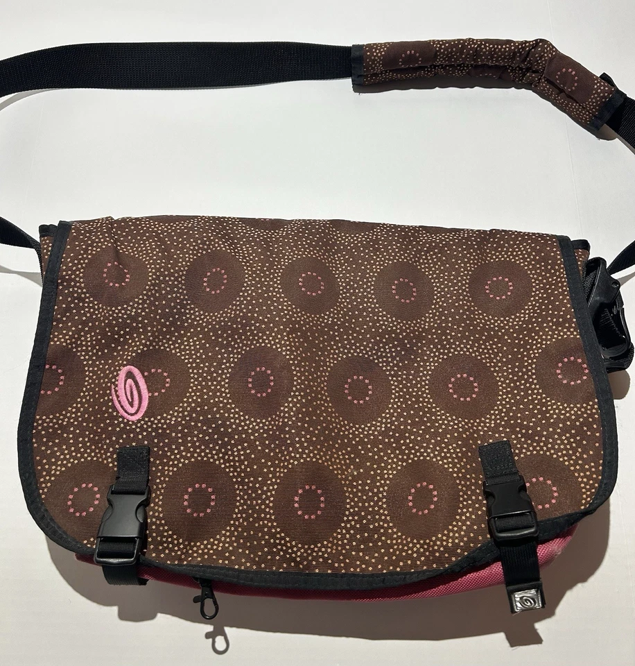 Timbuk2 Viaje Bandolera Hombro Laptop Bolso Mensajero Rosa Patrón Informal Foto 2 de 4