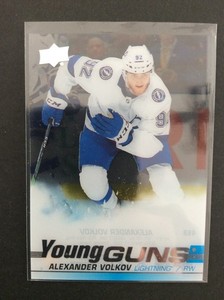 2019-20 Upper Deck Young Guns Clear Cut Rookie RC #488 Alexander Volkov