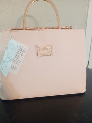 New With Tags Harry Potter Pink Rose Gold Hand Bag Loungefly  