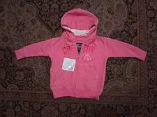 New Girls Boston Red Sox Hoodie Size 2 Pink MLB Full Zip Sweatshirt NWT 