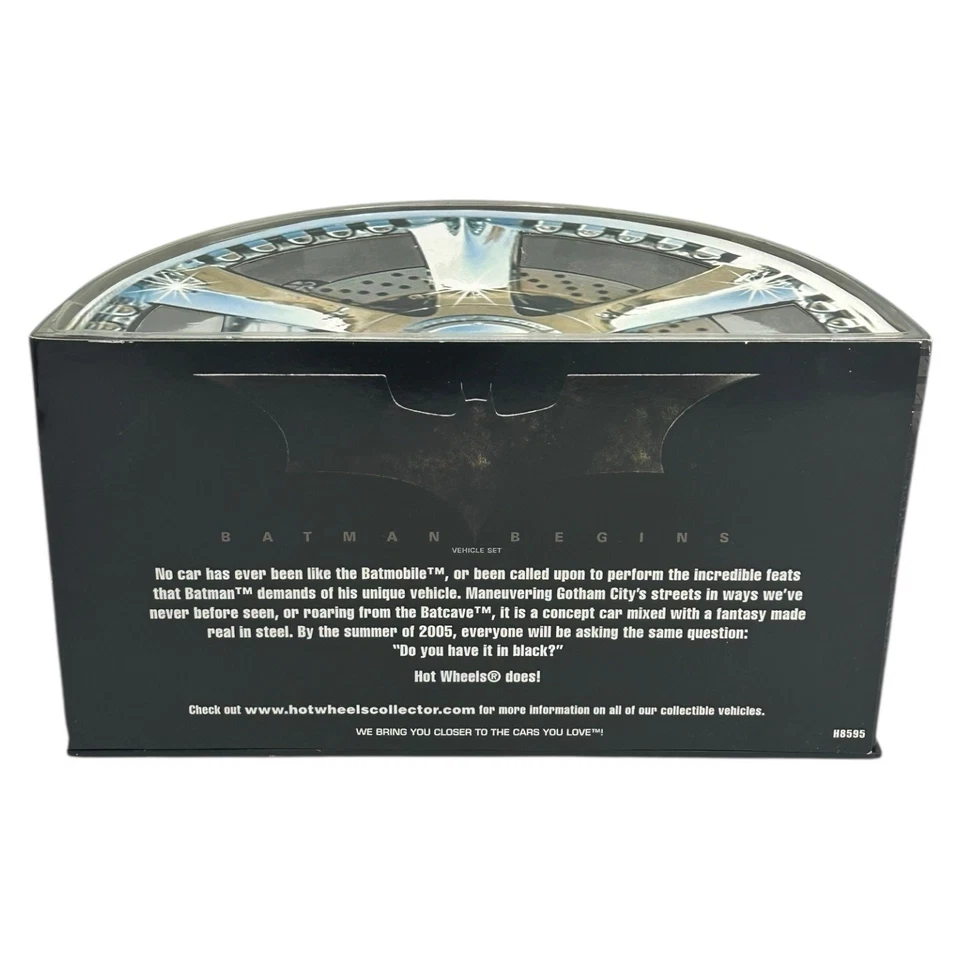 Limited Edition Hot Wheels Batman Begins 2 Car Set 2005 RARE Brand New Sealed - Image 3 of 4