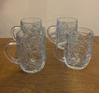 Set of 4 Princess House Fantasia Glass Coffee Mugs — photo 1