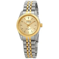 Invicta Specialty Gold Dial Two-tone Ladies Watch 29405