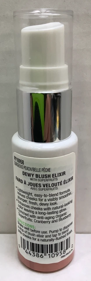 Physicians Formula Organic Wear Dewy Blush Elixir, Gorgeous Peach, 0.5oz - Image 2 of 2