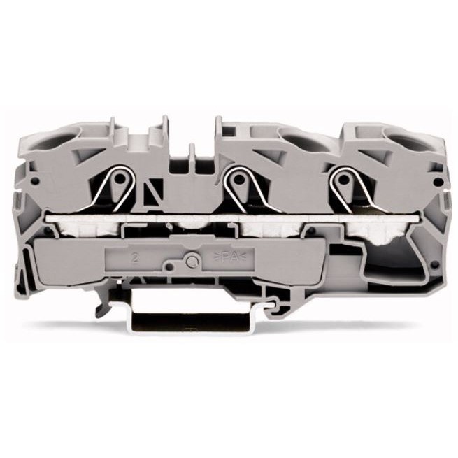 Wago Grigio Morsetto Su Guida Din 3X16mm2 Accessori Di Elettronica + Alloggiamento, - Immagine 2
