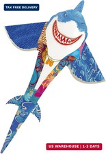 Shark Kite for Kids Adults, Outdoor Kite, Perfect for Beginners, Easy to use,