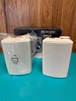 Proficient Audio Systems AW525wht   White  Indoor/Outdoor Speakers (Pair)