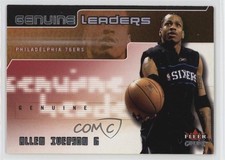 2002-03 Fleer Genuine Genuine Leaders Allen Iverson #GL1 HOF g5i