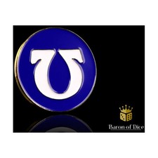 Barone dei Dadi Marcatori Obiettivo Omega 40mm Obiettivo Moneta Nuova