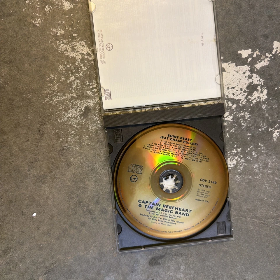 CAPTAIN BEEFHEART - Shiny Beast (Bat Chain Puller) CD 1986 Virgin Exc Cond! Foto 3 de 3