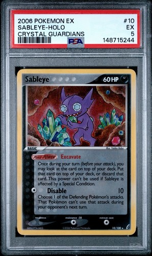 Sableye graded PSA 5 for sale on eBay