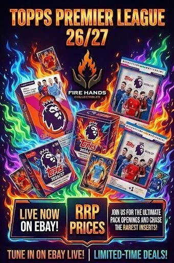 Premier League 26/27 ⚽Fire Hands 🔥🙌 Rip & Ship🔥Buy It Now