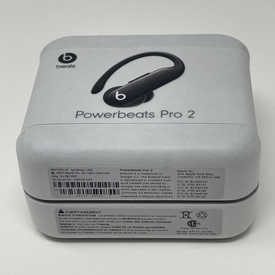 Beats by Dr. Dre Powerbeats Pro 2 Jet Black MX723LL/A Brand New
