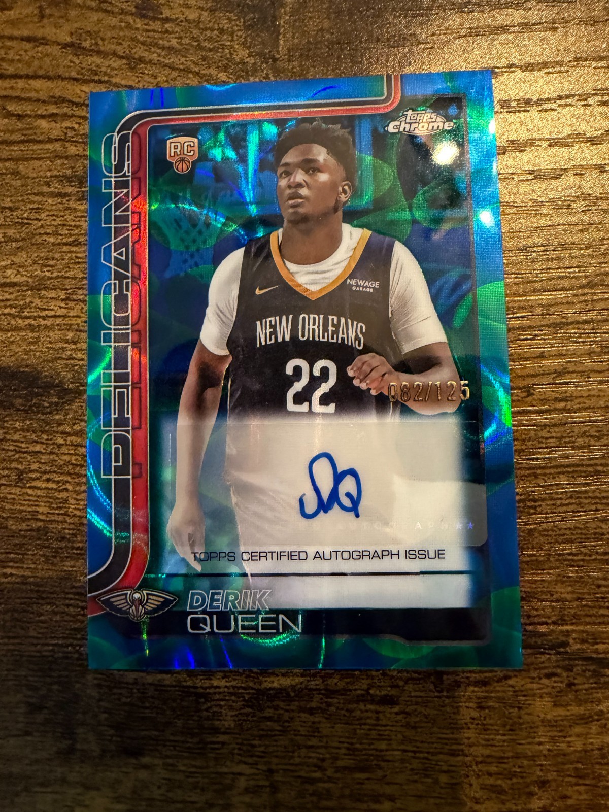 2026 Topps Chrome Update Derik Queen Rookie /125 Auto