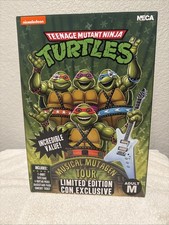 Teenage Mutant Ninja Turtles TMNT Musical Mutagen Tour NECA Merch Bundle
