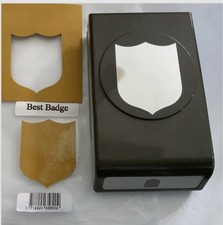 Stampin Up BEST BADGE Paper Punch Flat Slim Locking Retired Punches 140633