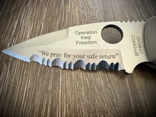 Spyderco CPM-S30V Native OIF Operation Iraqi Freedom Folding Lock Blade Knife