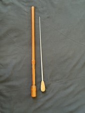 Pickboy 15in Conductors Baton - White Tip, Tapered Cork Handle