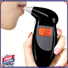 Professional LCD Digital Breath Alcohol Tester Breathalyzer Analyzer Police Tool