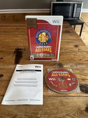 Super Mario All Stars Nintendo Wii Complete CIB Nintendo Selects Tested Works 