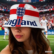Sombrero de cubo de Inglaterra bandera reversible Inglaterra sombrero de cubo verano Inglaterra sombrero