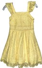 Knit Works Girls Sz 10 Lined Lace Overlay Yellow Dress NWT — photo 6