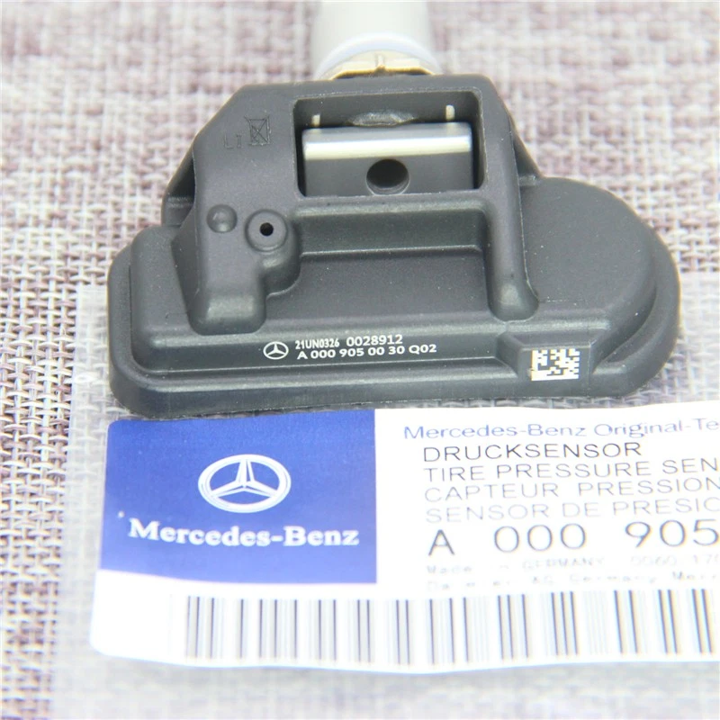 Nuevos sensores de monitoreo de presión de neumáticos de 4 piezas A0009050030 TPMS para Benz C300 Foto 4 de 4