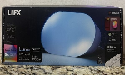 NEW LUNA Smart Lamp 1000 Lumens Wi-Fi & Matter 1.3 Compatible, Dimmable, LED