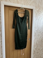 House of CB Green Midi Dress Ellicia Size S