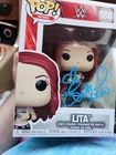 Lita WWE  Autographed Funko Pop! #188 vaulted #1 WWF woman's champ Hall of Fame
