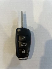 FOR PARTS ONLY ORIGINAL AUDI OEM FLIP KEY LESS ENTRY REMOTE FOB SWITCHBLADE USA