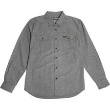 Fasthouse Saturday Night Special Flannel, Heather Charcoal