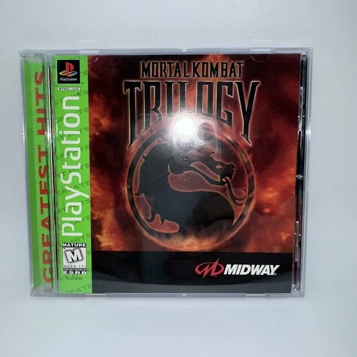 Mortal Kombat Trilogy (Sony PlayStation 1, PS1 1996) COMPLETEW/REG CARD!  WORKS!