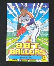 2026 Topps Series 1 - Nolan Ryan #8B-15 8 Bit Ballers Insert