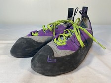EVOLV Rock Climbing Shoes Women's Leather Lace-up - US 8