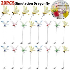 Fake Dragonfly Rod Clip Insect Repellent 3D Artificial Dragonfly