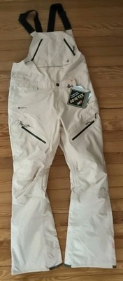 Medium M Volcom Elm Stretch Gore Bib Overall Women's Sand New With Tags