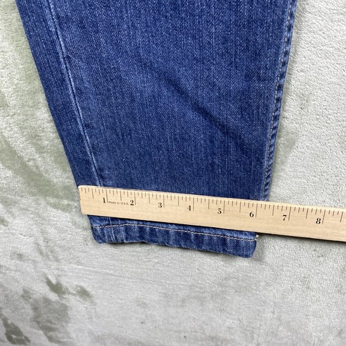 Button Fly Denim Jeans Men's 30x27 Blue National Outfitters 100% Cotton Tapered - Picture 4 of 12